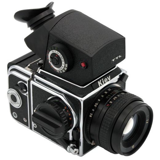 Kiev 88CM MLU (chrome) camera TTL - front