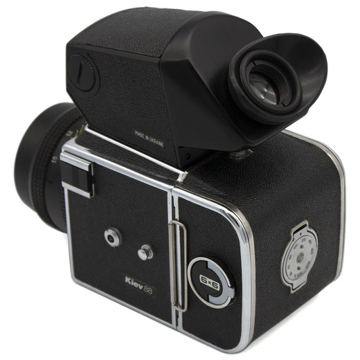 Kiev 88M (chrome) camera TTL - rear